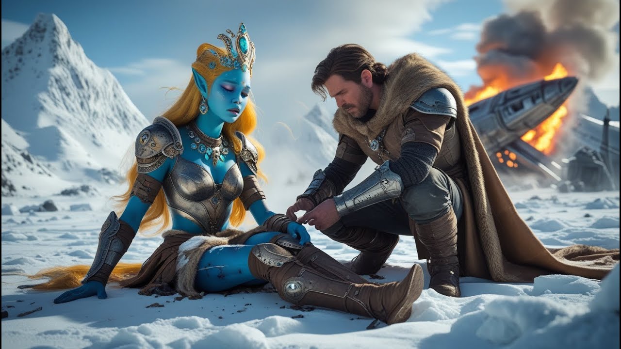 Wounded Alien Royalty Crashes! Human Heals Her Physically&mdash;She Mends His Soul