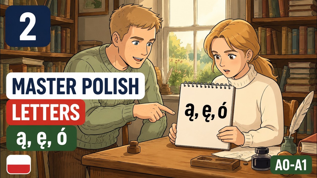 13 Minutes to Master Polish Letters ą, ę, &oacute; (A0-A1)