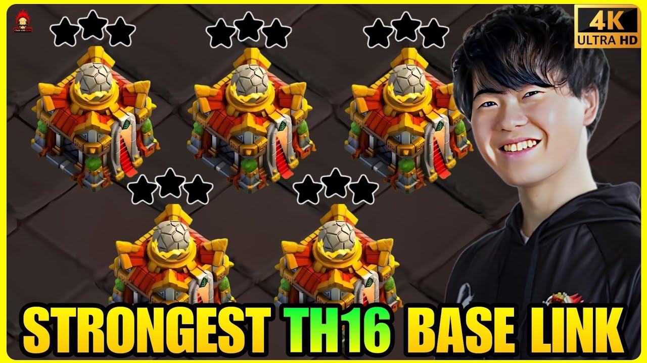 ANTI 1 STAR TOP 10 TH16 WAR BASE | TH16 CWL BASE LINK | TH16 LEGEND BASE LINK | TOWNHALL 16