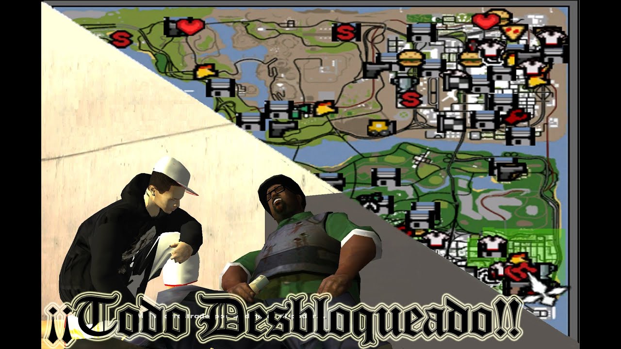 Todo el mapa DESBLOQUEADO para Gta SanAndreas PC  /  Yoryi Homie