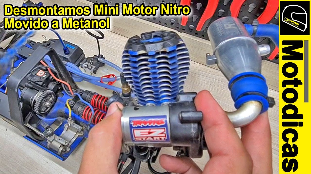 DESMONTAGEM, REVISÃO, LIMPEZA E ACERTO - MINI MOTOR NITRO MOVIDO A METANOL