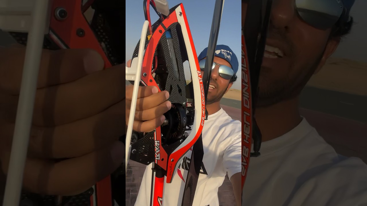 Fast autorotation with this small helicopter Goblin Raw 420