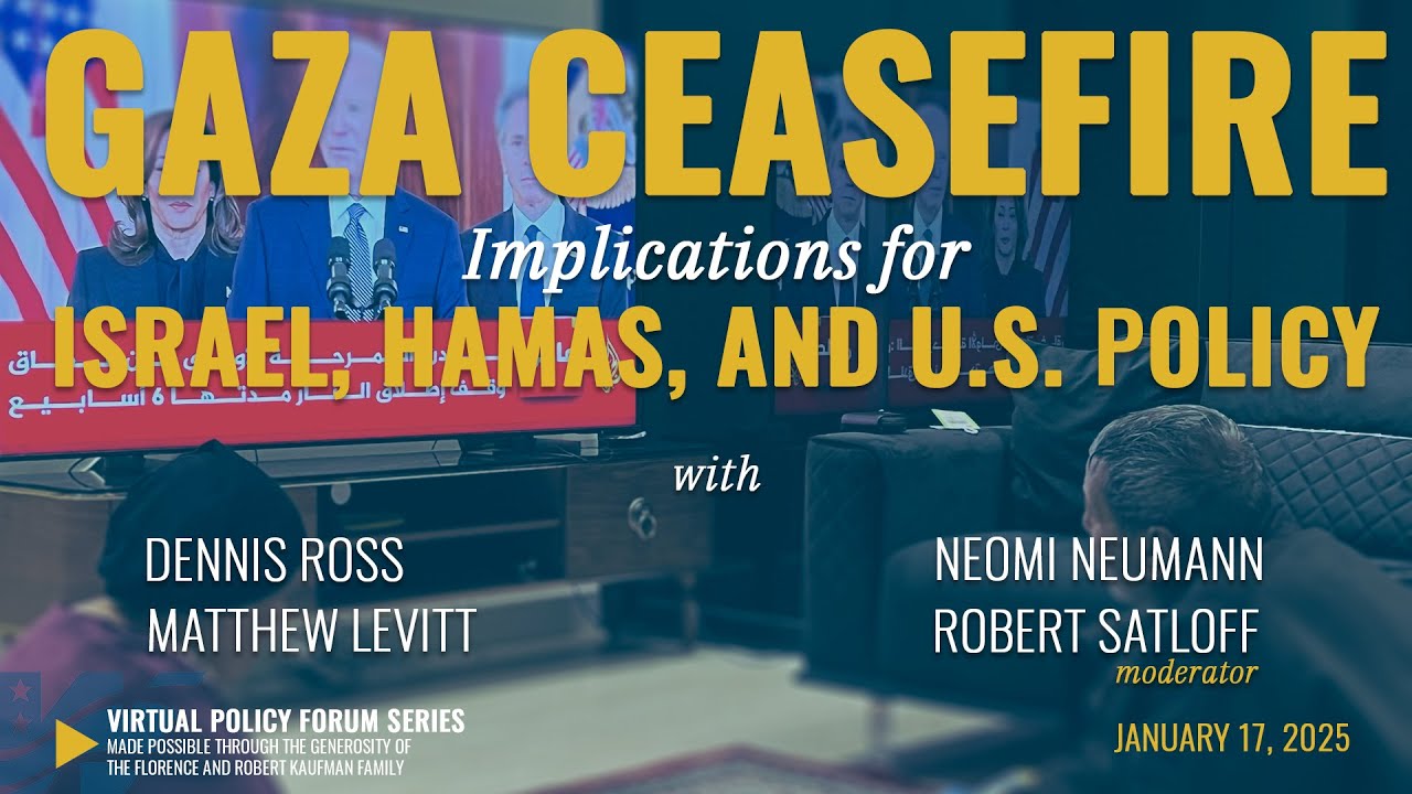 Gaza Ceasefire: Implications for Israel, Hamas, and U.S. Policy