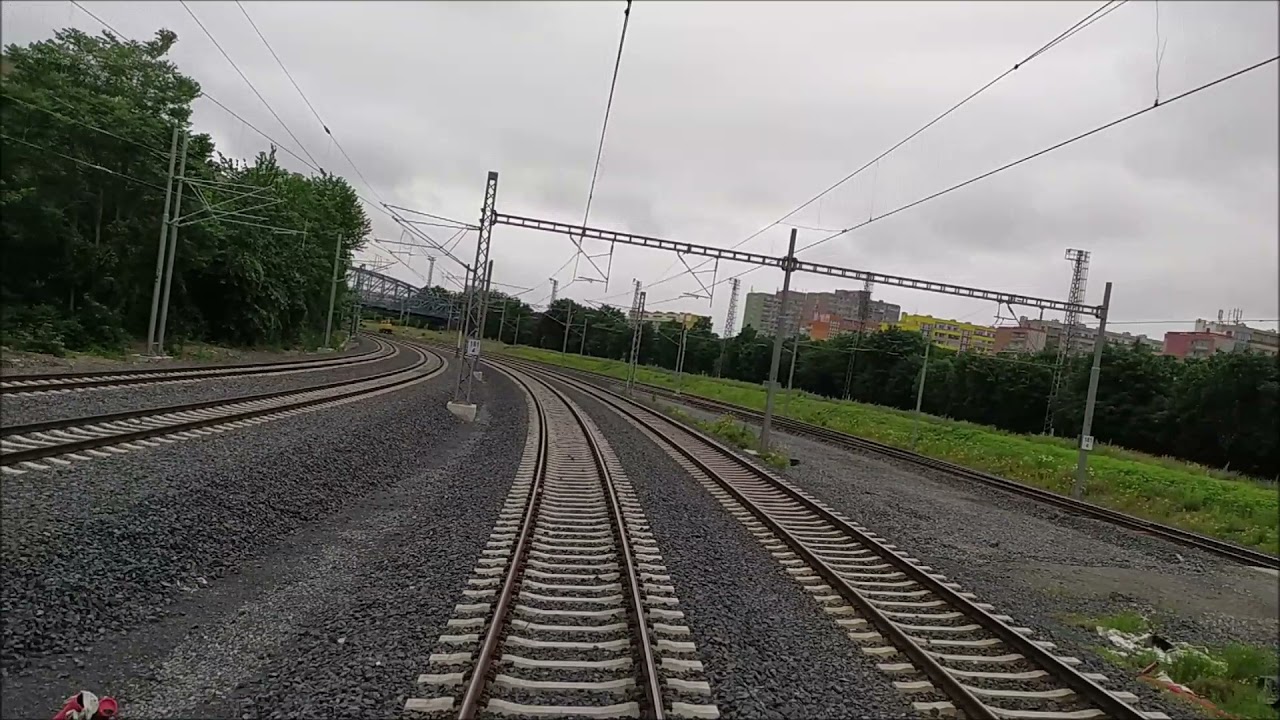 VLAKY - Zadní vagon: Praha hl. n. - Český Krumlov