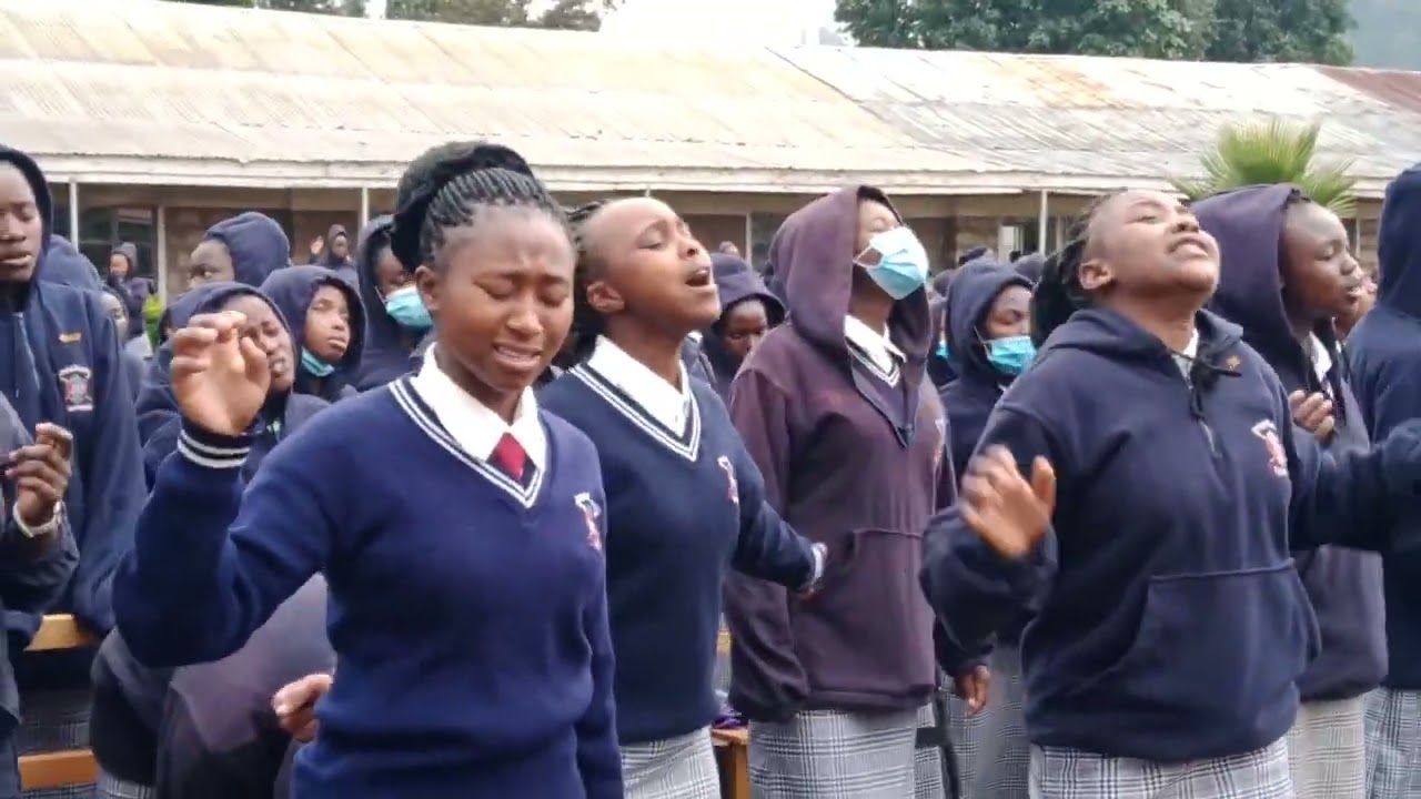Maua Girls' Secondary School C.U worship session on 17th July 2022,led by Millicent