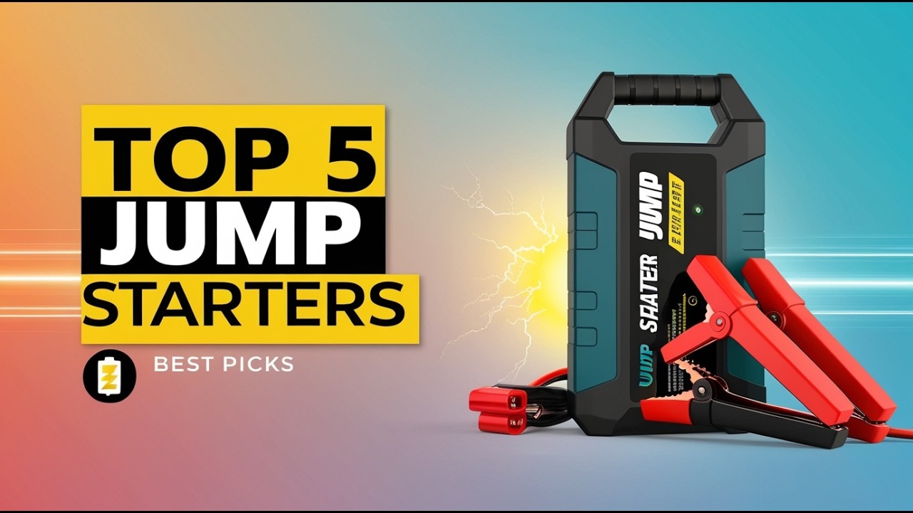 Top 5 Best Jump Starters 2026 ⚡ Powerful Car Battery Boosters You Must Have