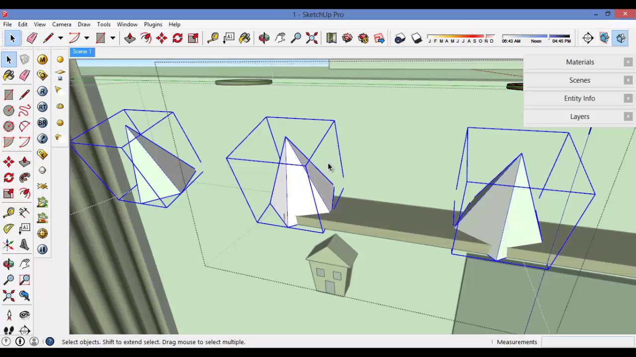 ورشة التصميم الداخلى باسكتش اب 2 :) .. SketchUp Interior Workshop 2