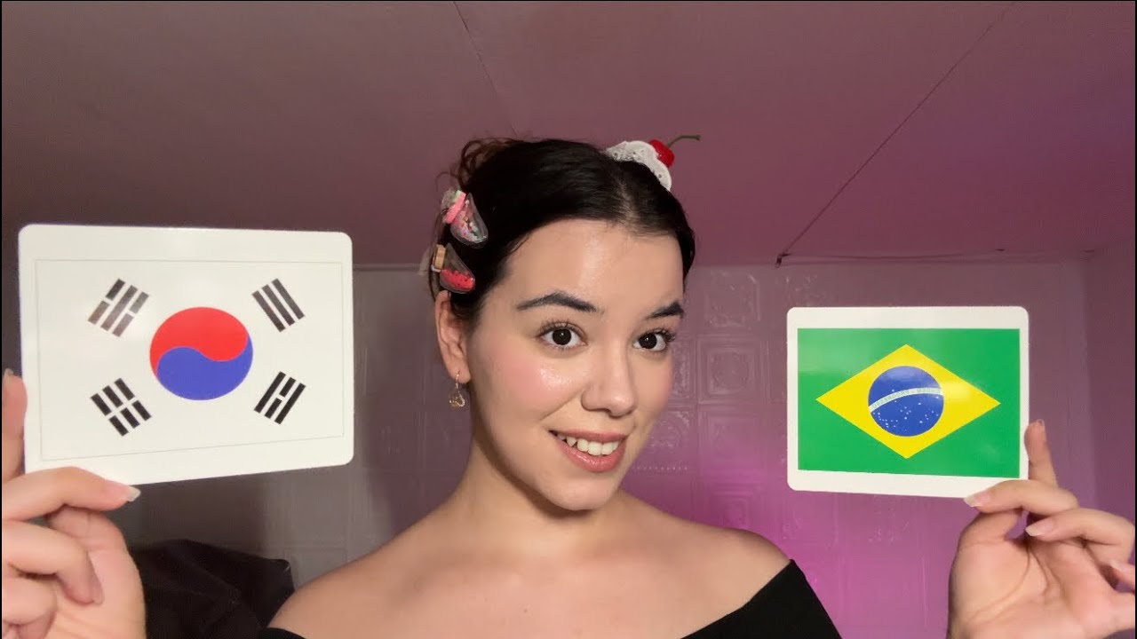 ASMR | Tingly Geography Test 🌎| Flash Cards, Flags, Tapping🤓