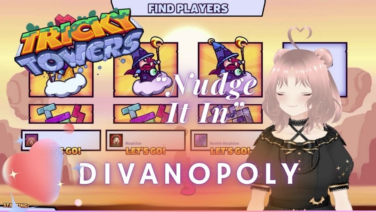 Nudge it in🧱 || Divanopoly Plays Tricky Towers