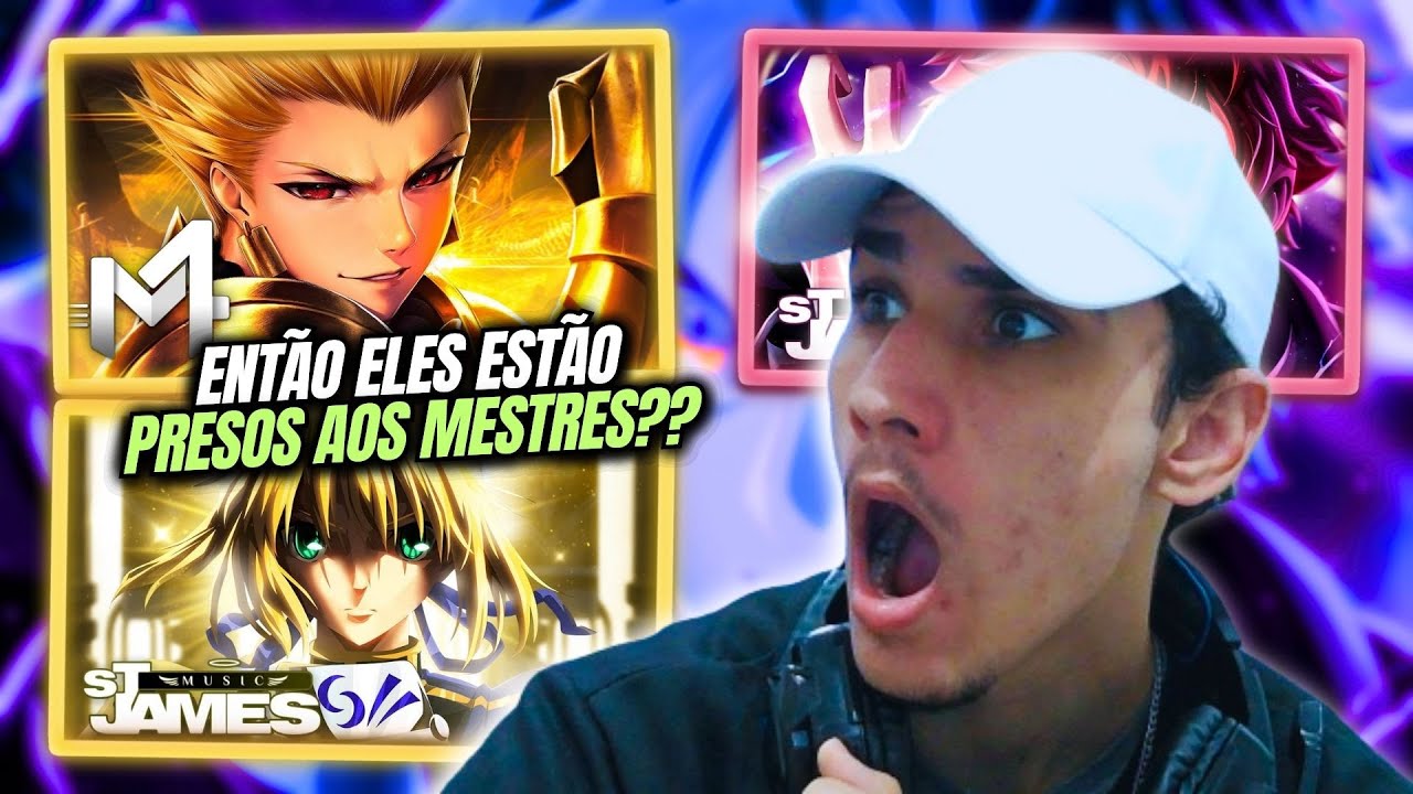 (CONHECENDO PERSONAGENS!!)Gilgamesh, Saber & Emiya (Fate) Port&otilde;es Da Babil&ocirc;nia/Avalon/Destino -REACT