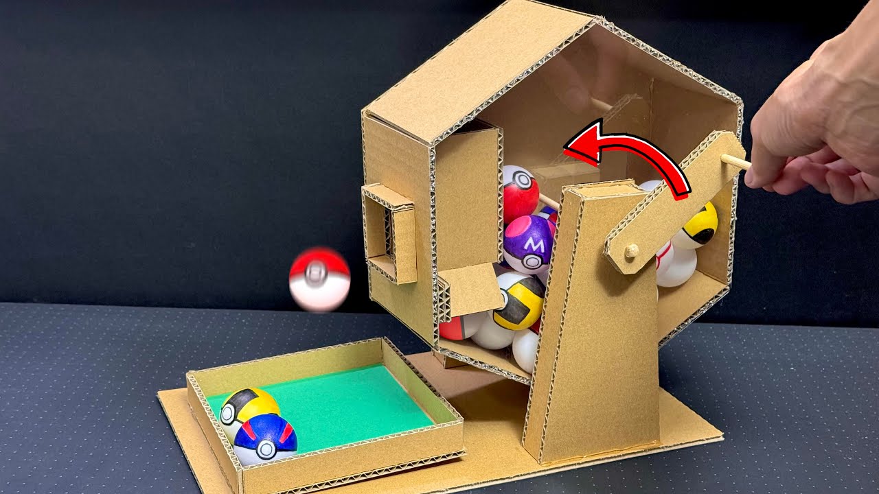 How to Make a Bingo Machine with Cardboard 【Easy Craft】