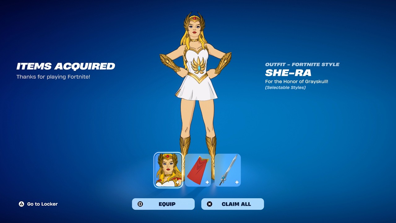 Как получить скин She-Ra БЕСПЛАТНО прямо сейчас в Fortnite (разблокирован стиль LEGO She-Ra)