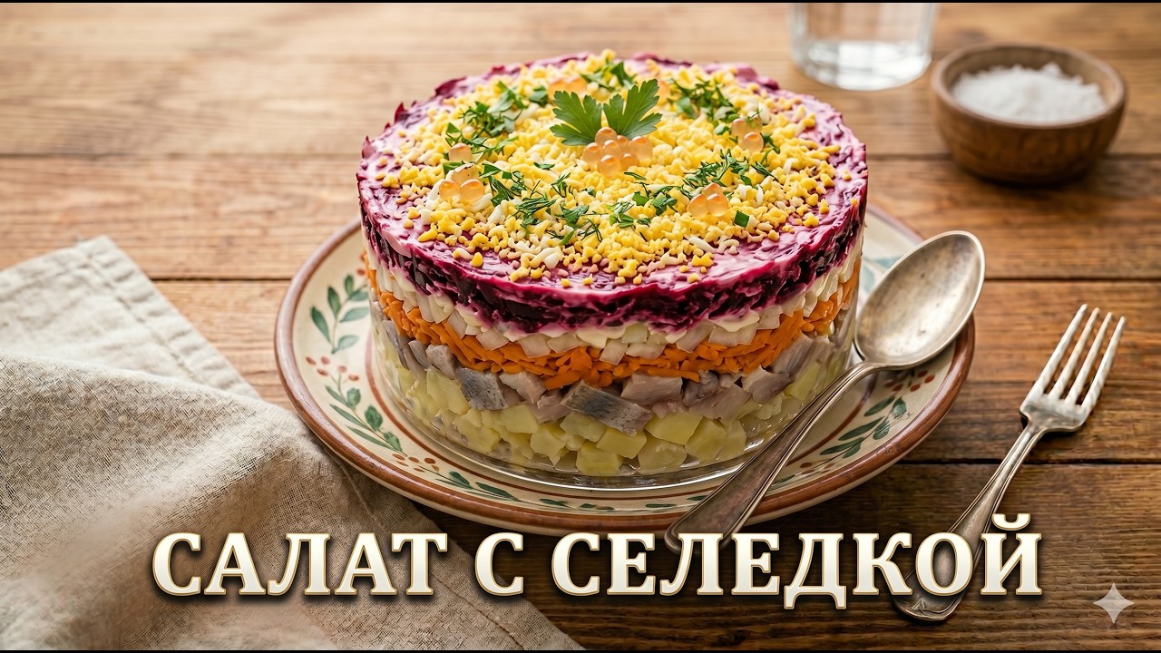Забудьте про Шубу! Салат с селедкой, который съедают первым: Просто и Нереально Вкусно! 🥗