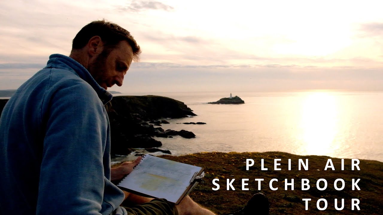 PLEIN AIR SKETCHBOOK TOUR - LANDSCAPE IN MIXED MEDIA