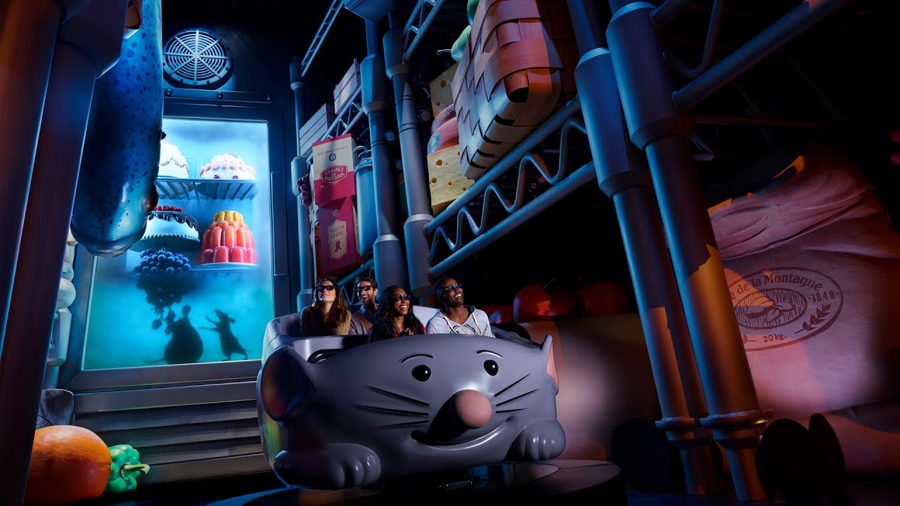 Disneyland Paris  Ratatouille Ride L'Aventure Totalement Toquée de Rémy The Adventure of Rémy