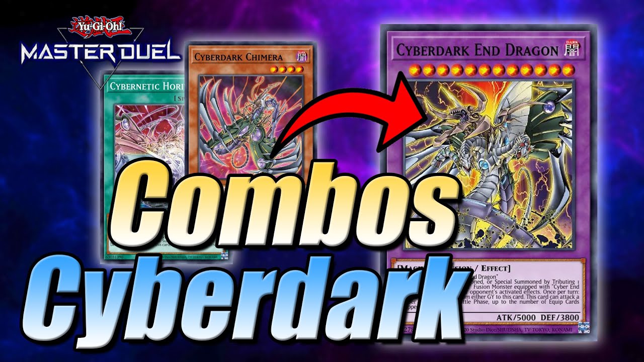 CYBERDARK SUPPORT IN MASTER DUEL!!! CYBERDARK COMBOS! POST STRUCTURE DECK: CYBERNETIC SUCCESSOR!