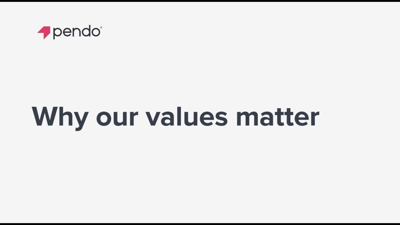 Values at Pendo