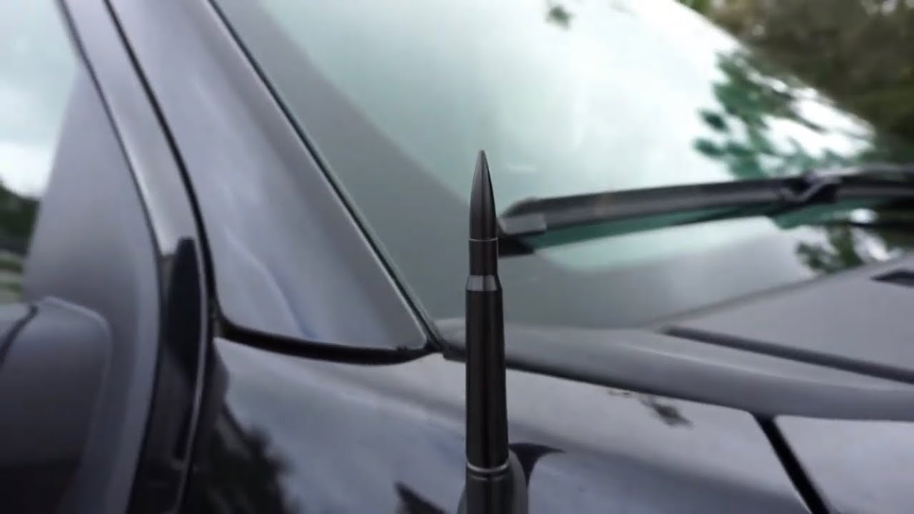 How To Install a 50 Cal Bullet Antenna on a Ford F150 (SUPER EASY!)