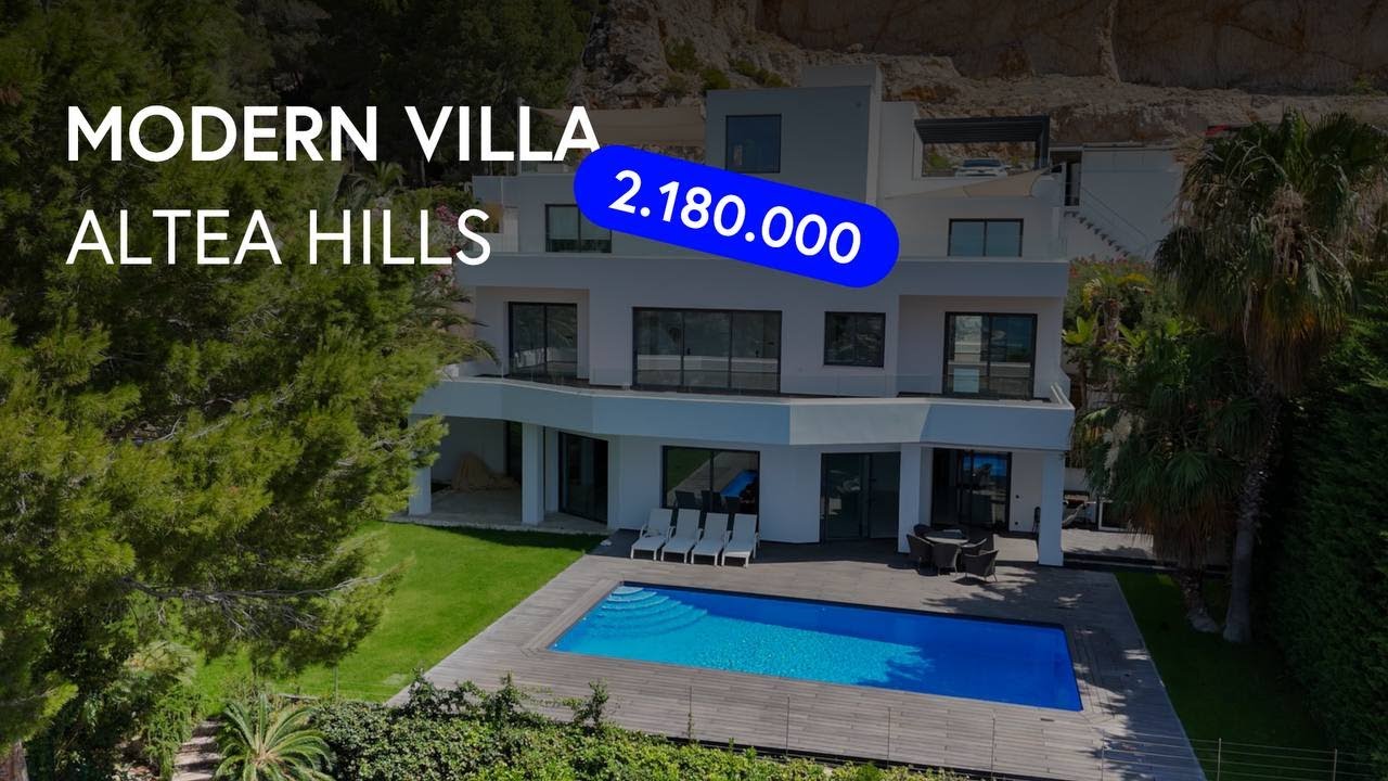 € 2,180,000 Modern Villa in Altea Hills, Costa Blanca, Spain
