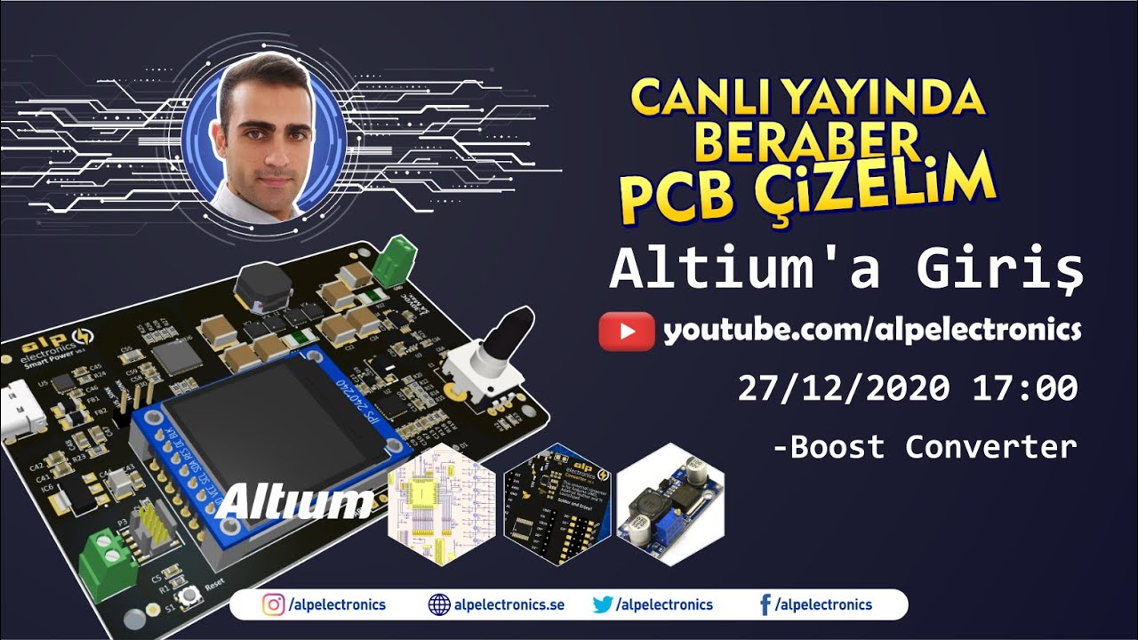 Altium'da Beraber PCB Çizelim : Boost Converter