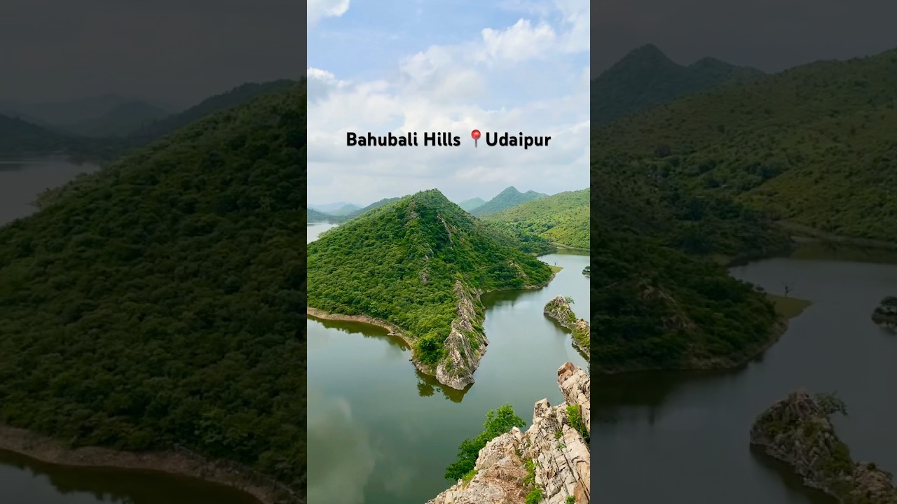 Bahubali hills 📍udaipur with panoramic view of badi lake & aravali range | #bahubalihills #udaipur