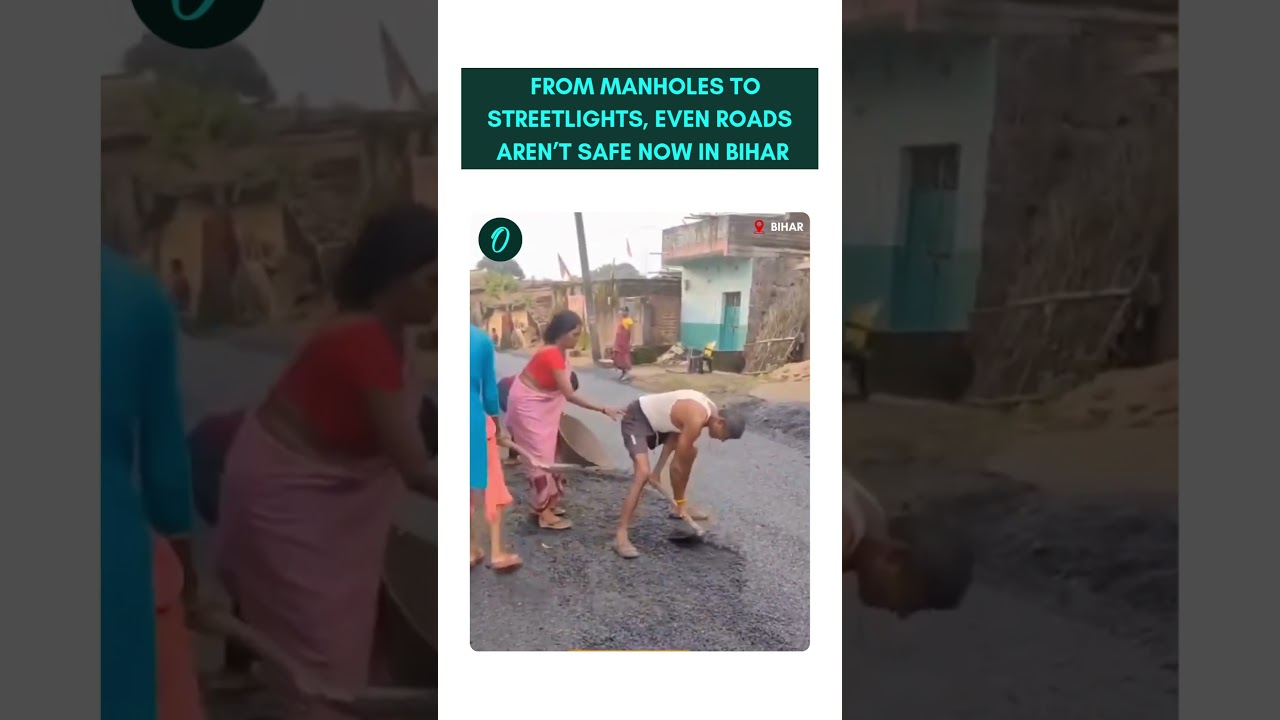 From Manholes to Streetlights, Even Roads Aren&rsquo;t Safe now in Bihar.. #roadstolen #bihar #oneindia