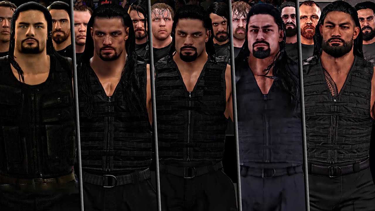 WWE 2K23 - The Shield Entrance Evolution in WWE Games! (WWE 2K14 To WWE 2K23)