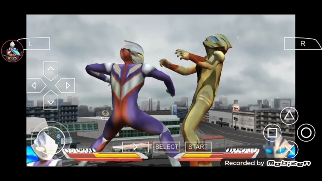 Ultraman Tiga vs Evil Tiga mod Texture UFE0 Mod Story Mode