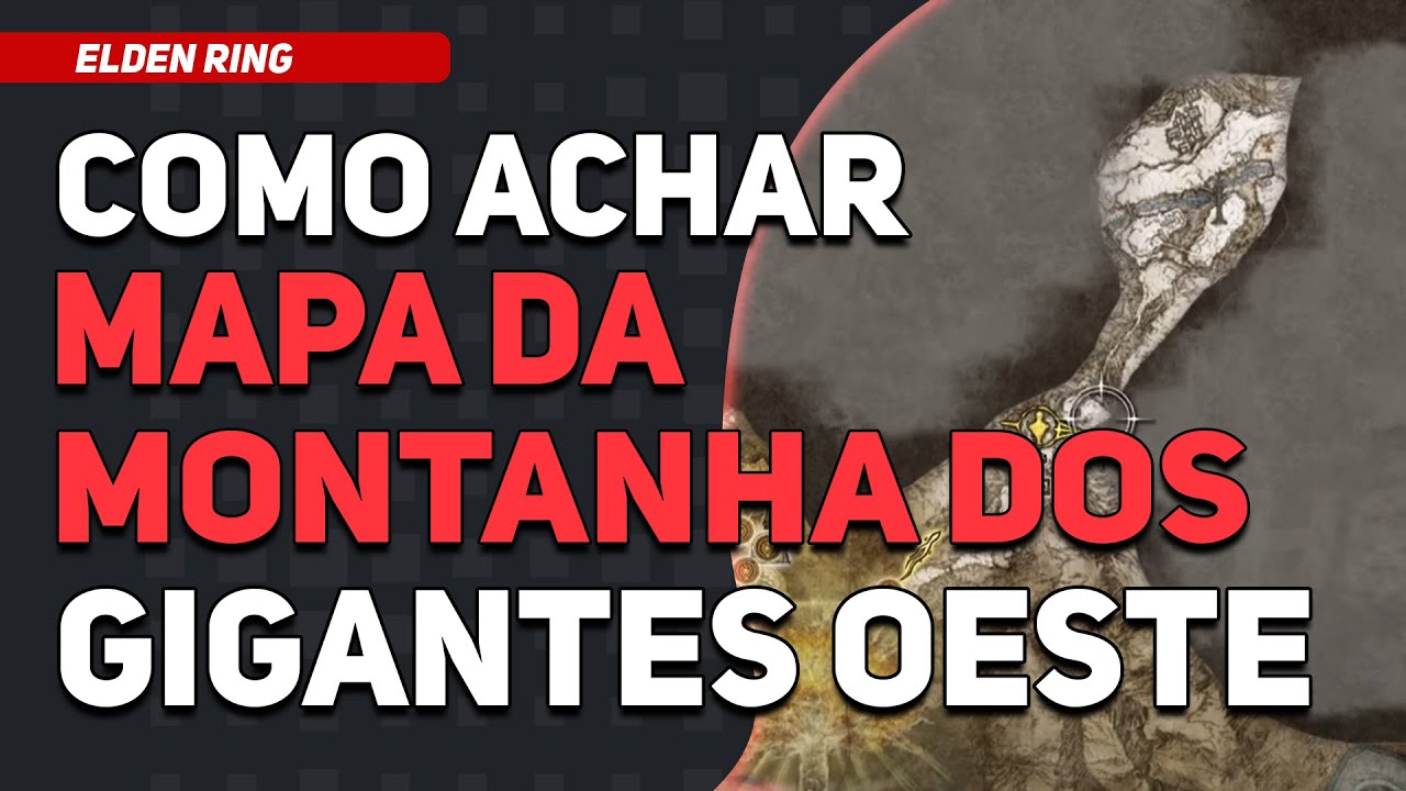 LOCALIZA&Ccedil;&Atilde;O DO MAPA DA MONTANHA DOS GIGANTES OESTE
