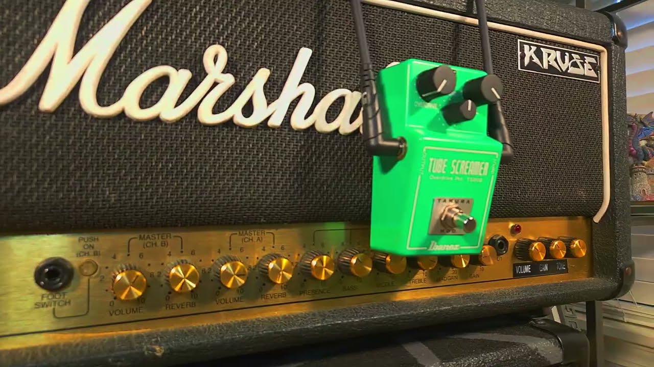 Godlyke Ibanez  TS 808 Tamura Mod in a heavy metal demo