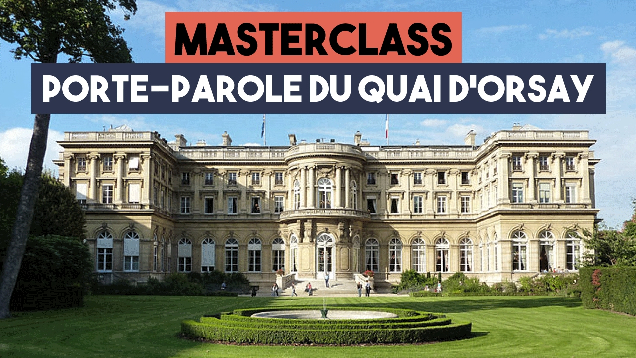 PORTE-PAROLE DU QUAI D'ORSAY - ROMAIN NADAL
