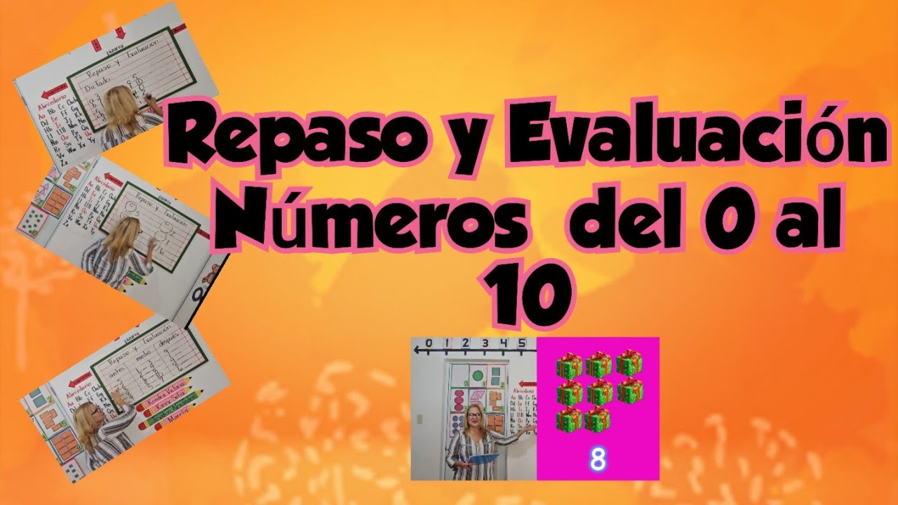 Repaso y Evaluación de los Números  del o al 10 @AprendeconMrsGreen #matemática #aprendoencasa
