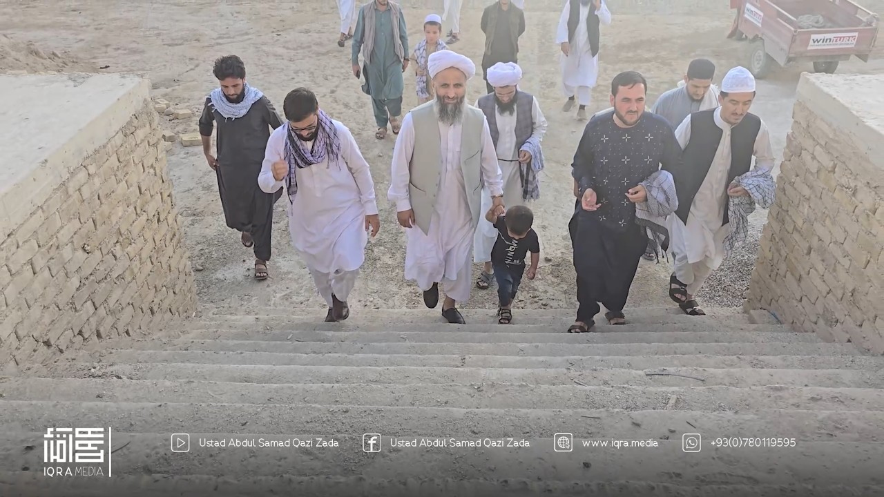 با نهایت سپاس و امتنان، ازشیخ صاحب عبدالقاهر حفظه الله / سفر قاضی زاده به مزار