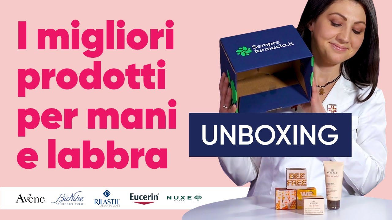 I migliori prodotti per labbra e mani screpolate dal freddo - UNBOXING 🎁 Nuxe Avène Eucerin Bionike