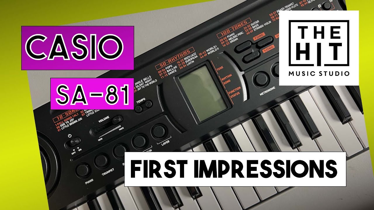 Лучшее пианино для новичка? Casio SA-81 — видео первых впечатлений