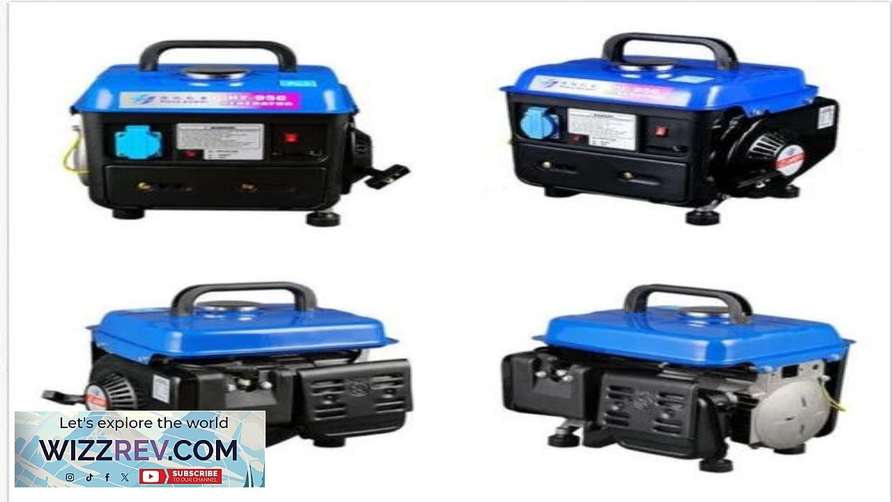 650W Portable silent gasoline generator Camping Inverter Generator Set 220V M