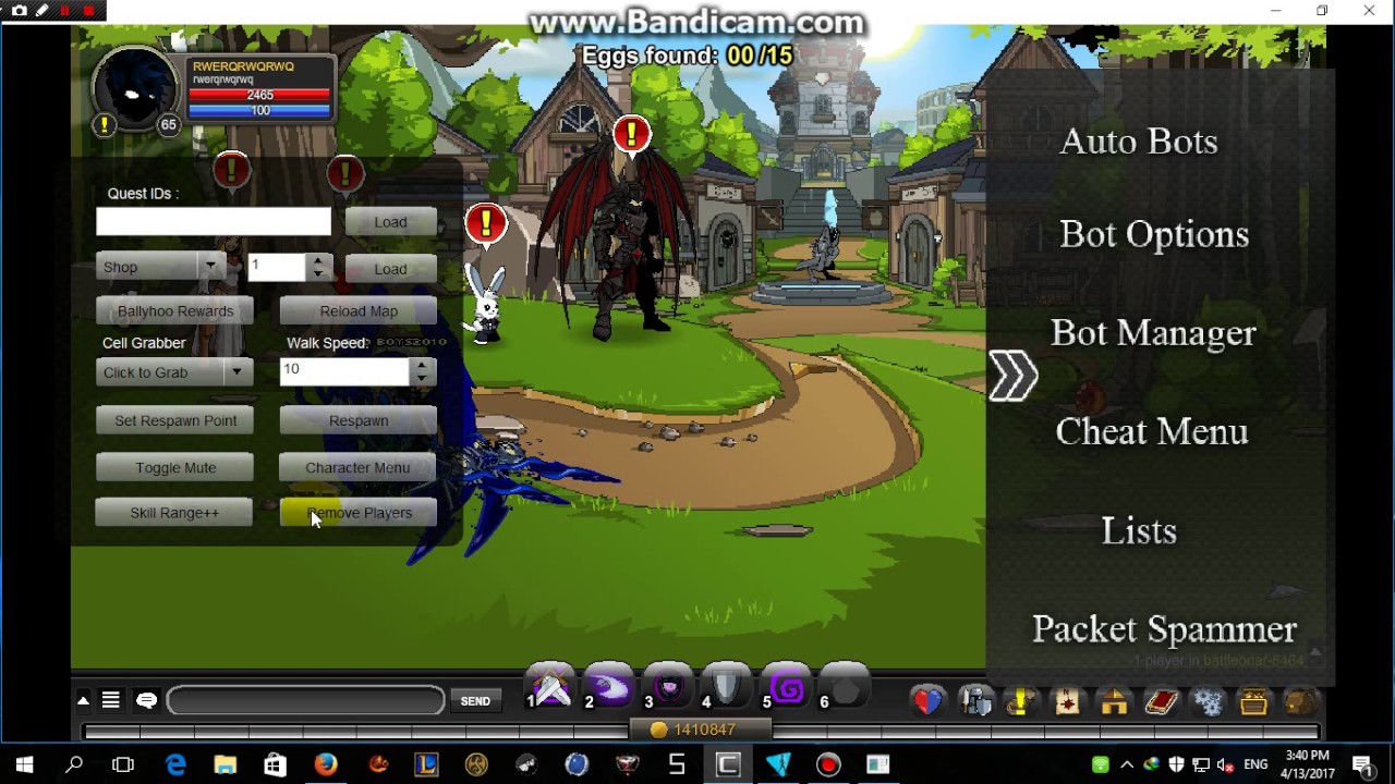 AQW Carbon Bot V 1.8.2  last update