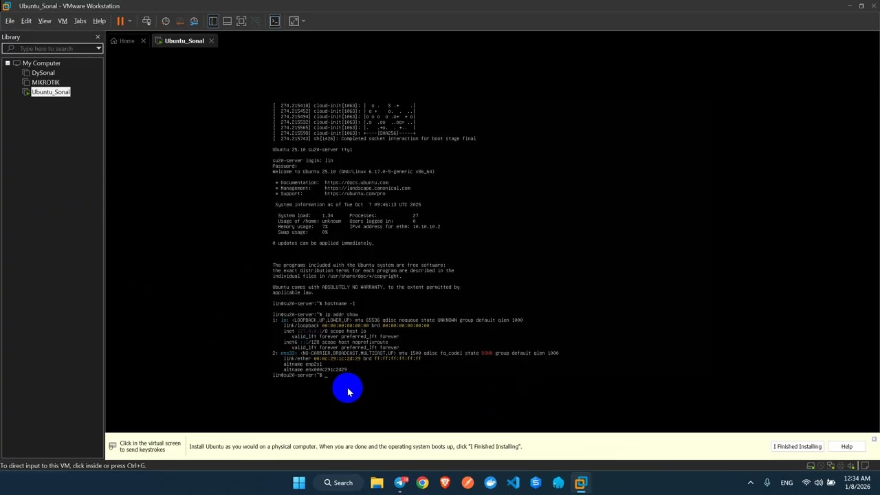 Lab 1: install Ubuntu (Dy Sonal)