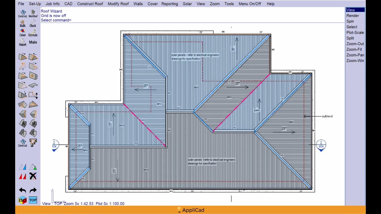 How to Use Smartline and Splitview – AppliCad Roof Wizard Feature Friday
