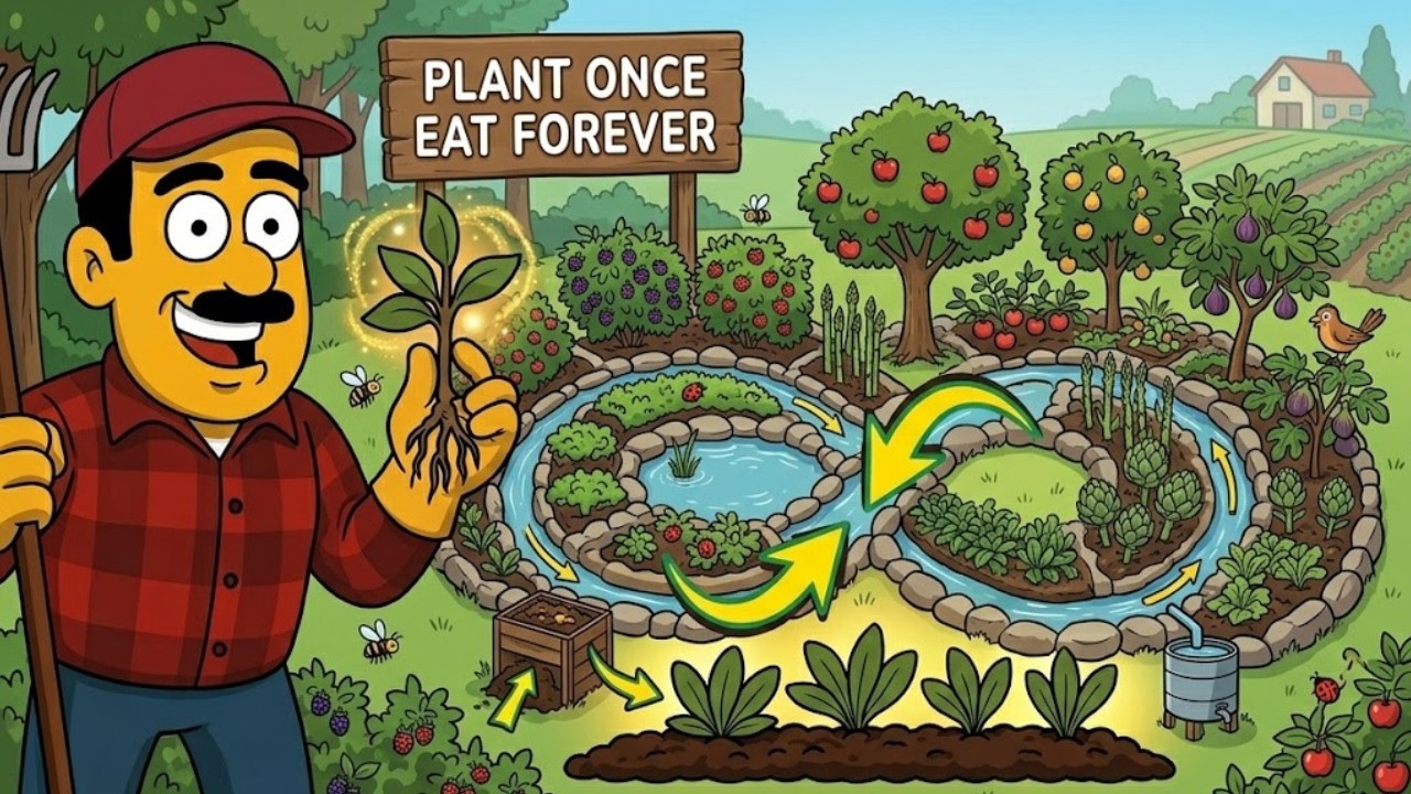 10 Perennial Crops You Plant Once That Keep Feeding You for Decades