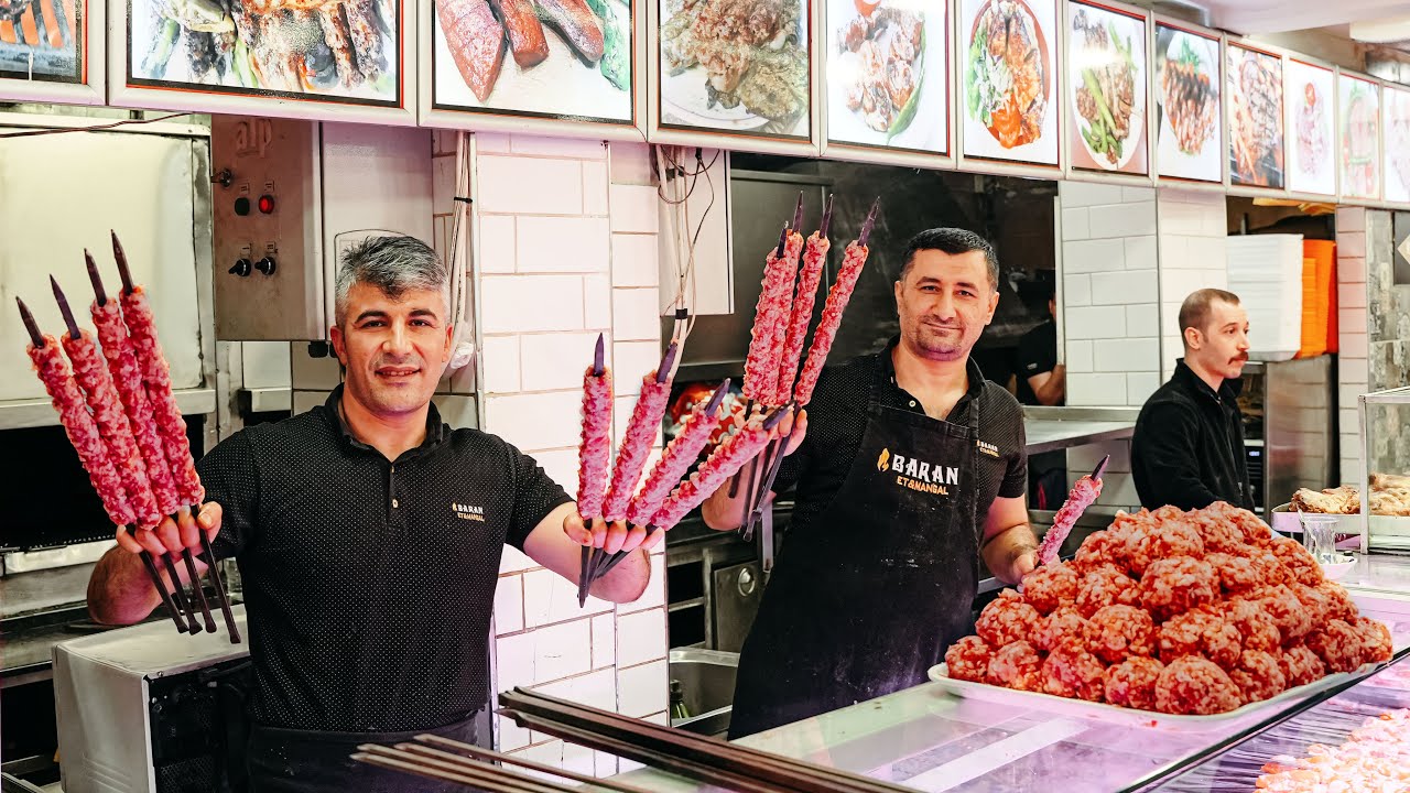 Most Famous Turkish Kebab ?, Adana Kebab... Turkish Street Foods