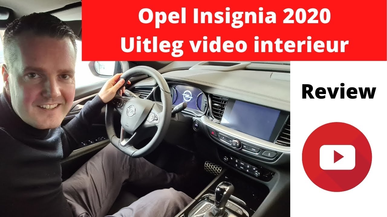 Opel Insignia 2020 review - Uitleg video interieur