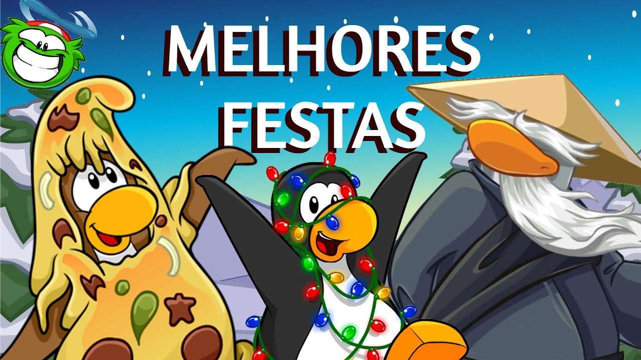 As melhores festas do CLUB PENGUIN