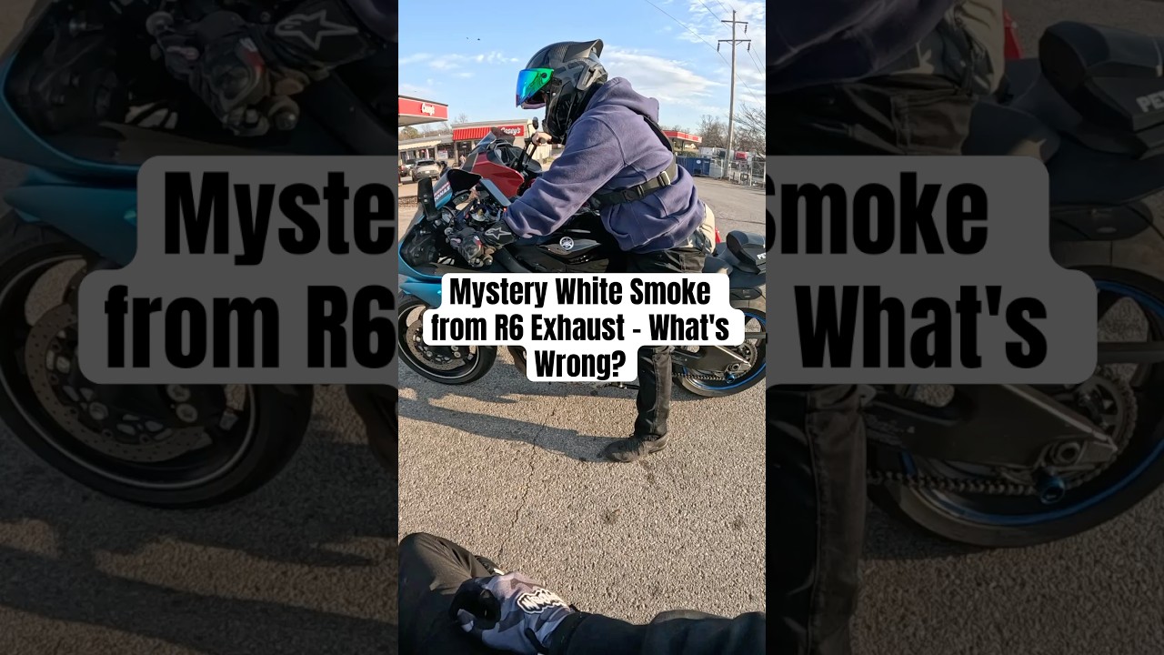 Загадочный белый дым из выхлопной трубы R6 &mdash; в чём проблема?