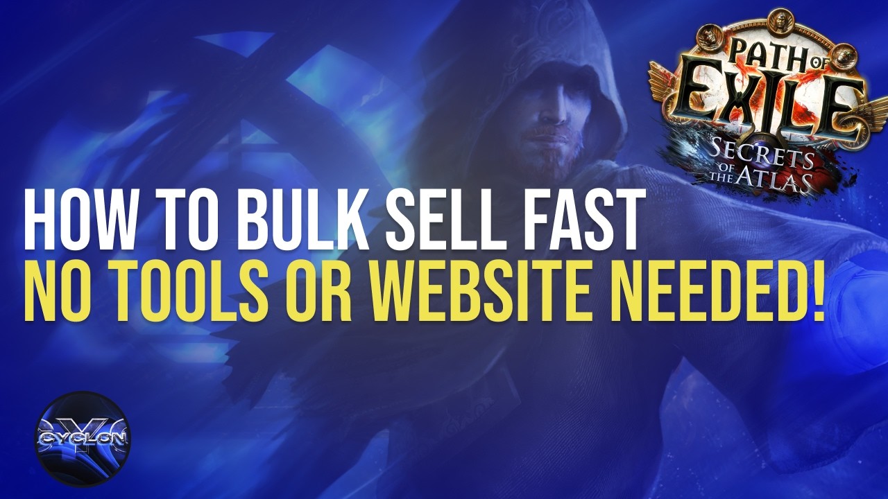 [3.26] How to sell Bulk fast, no external tools needed in Path of Exile