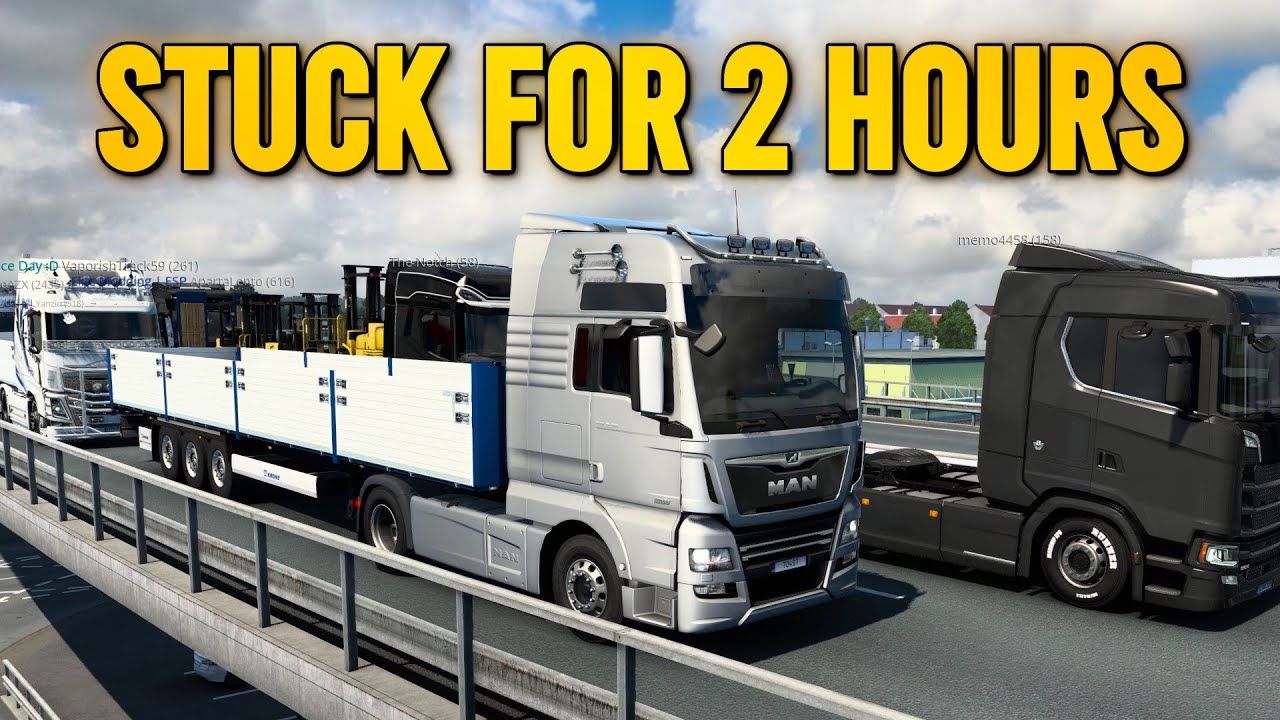 The Longest Traffic Jam in ETS2 (Destination Hannover Event)