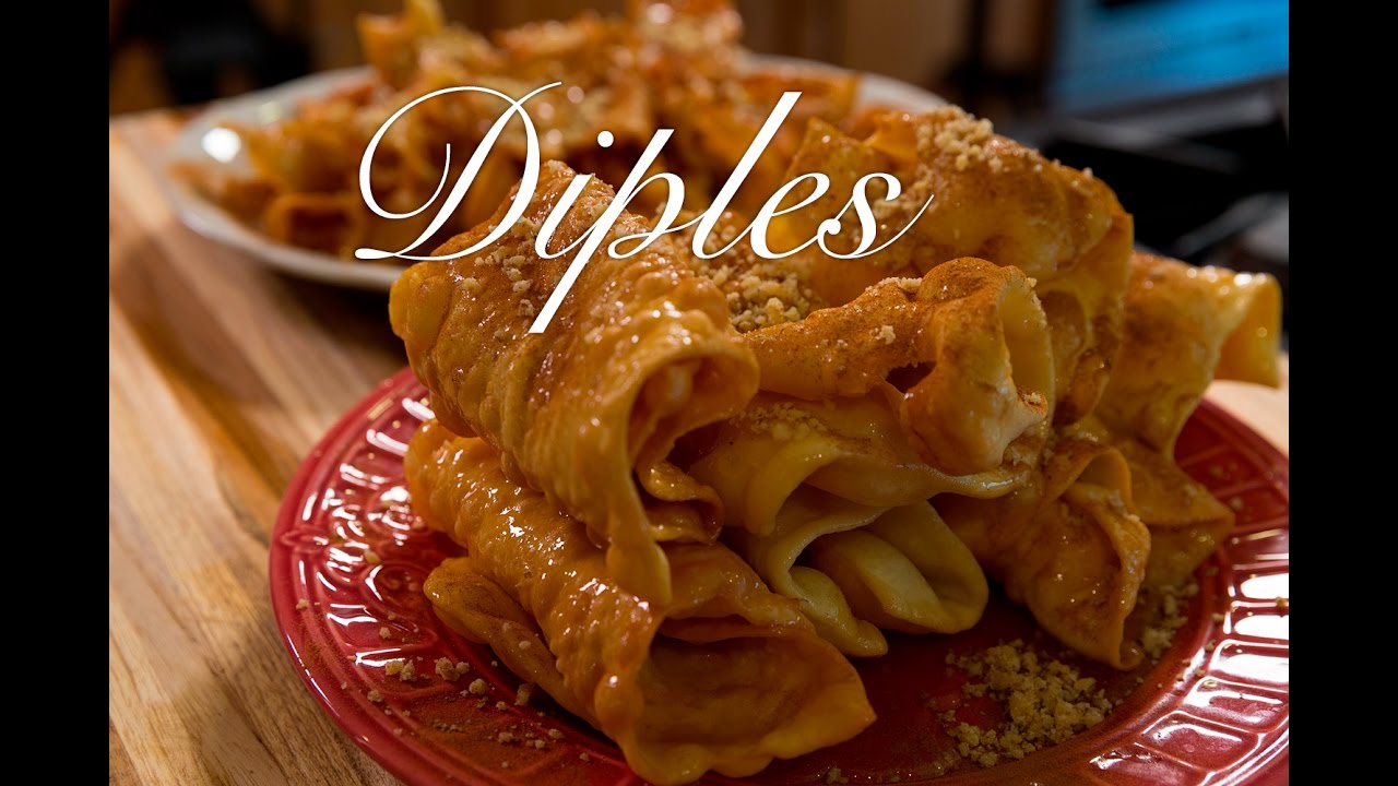 Diples; δίπλες (Greek honey dipped fried pastries)