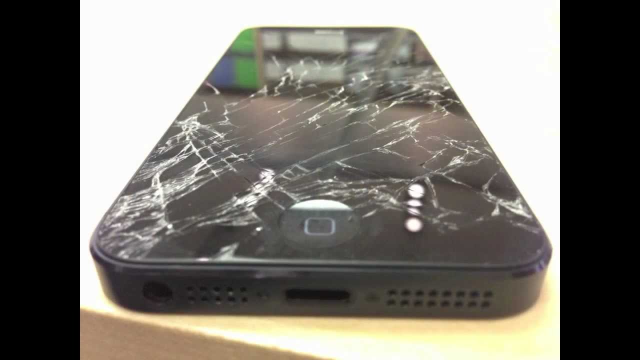 iPhone 5 Drop Test FAIL Cracked Screen