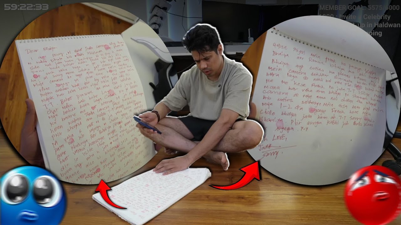 Jack Bhaiya Ka Emotional Letter 😭 | Gamerfleet 24 Hours Stream | MinevidZ
