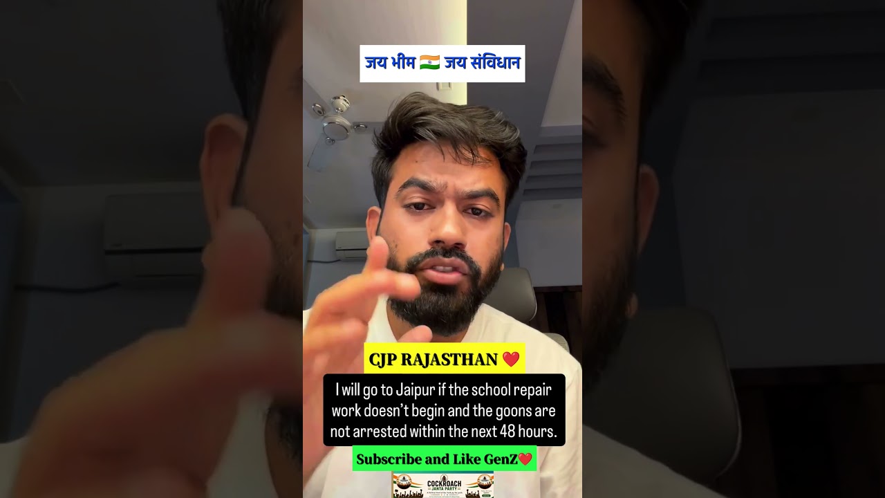 😱 Abhijeet Dipke & Ashutosh Ranka Lead Youth Revolt 🪳🔥 #GenZProtest #cjp #cockroachjantaparty#shorts